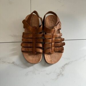 Vionic Harissa Tan Strappy Orthopedic Sandals